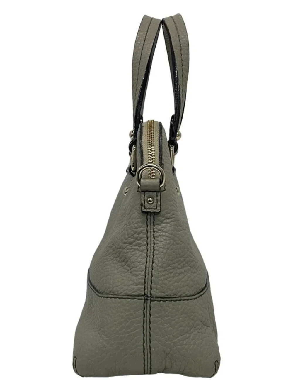 Kate spade PXRU2969 Gray Beige Leather Handbag